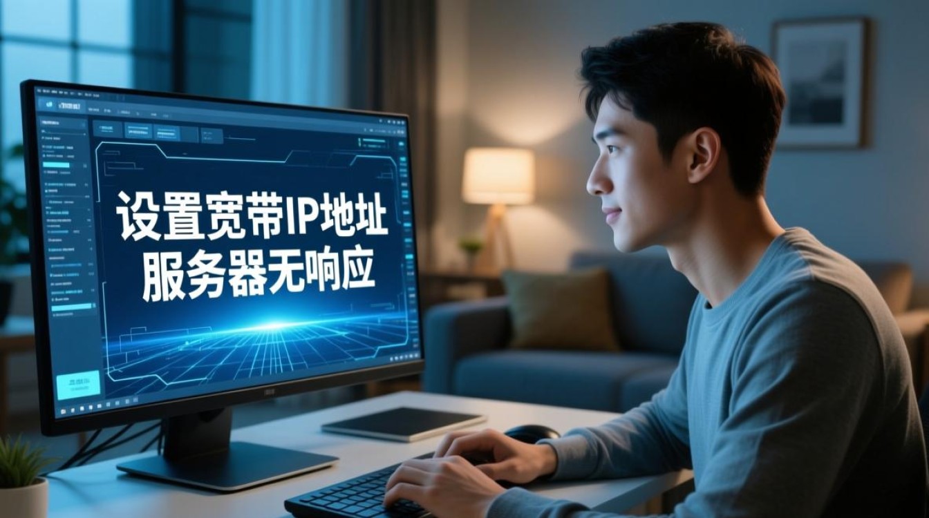 宽带IP地址服务器无响应怎么办？