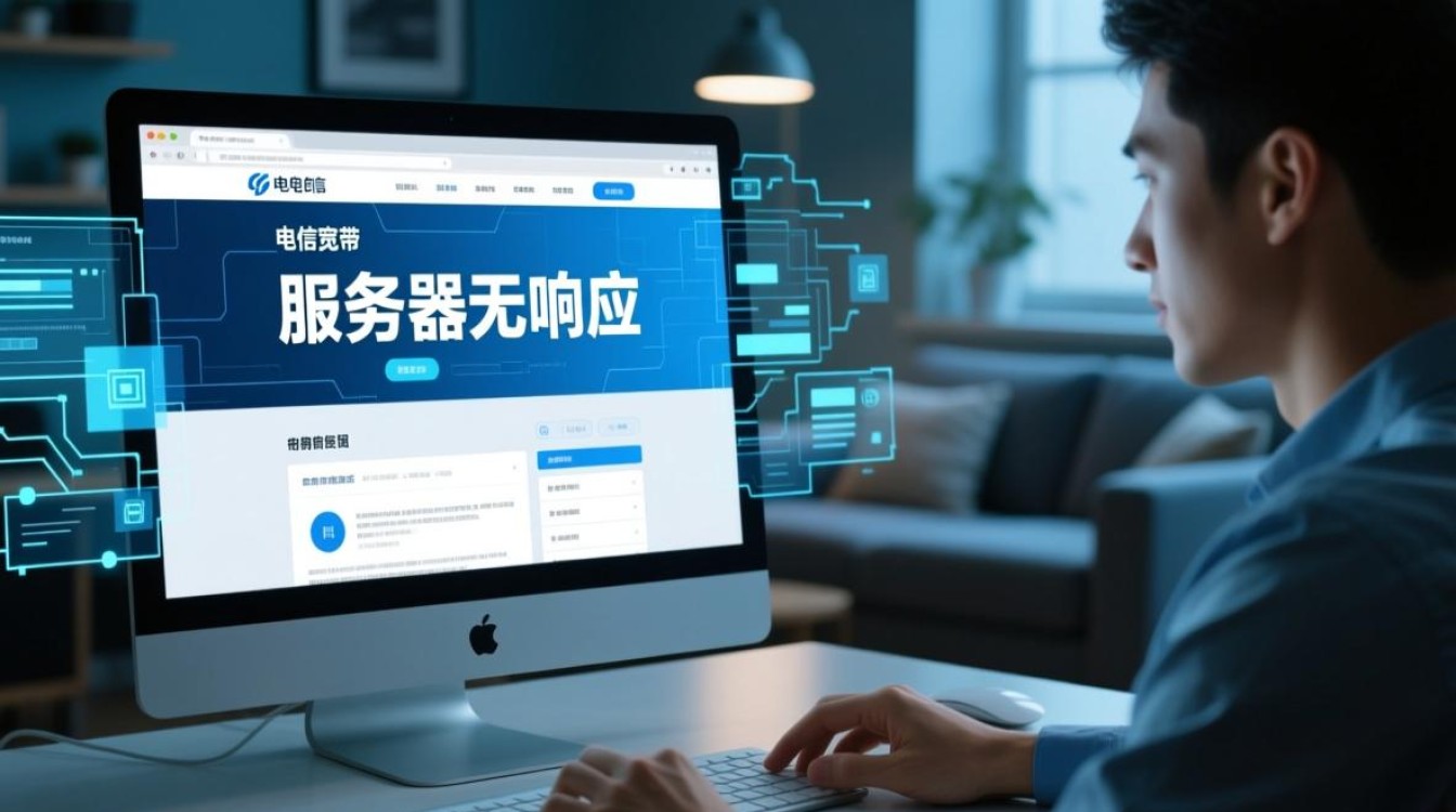 电信宽带不服务器无响应怎么办？排查步骤和解决方法有哪些？