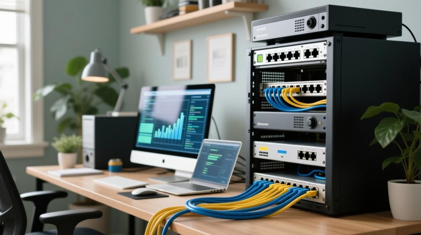 两条宽带共享服务器，如何实现负载均衡与故障转移？