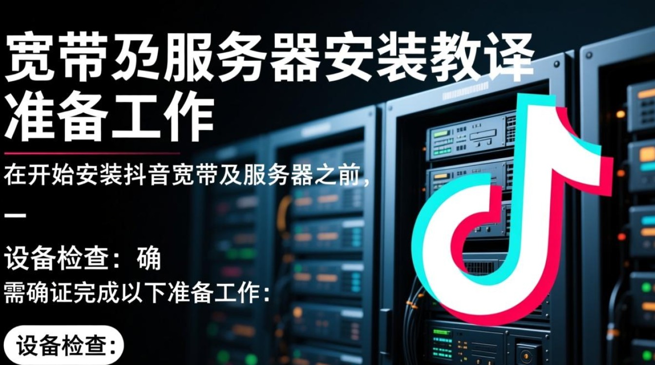 抖音宽带及服务器安装教程，新手如何一步步完成配置？