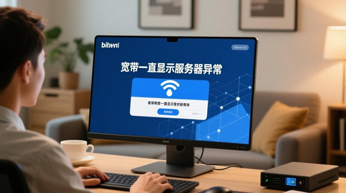 宽带一直显示服务器异常怎么办？
