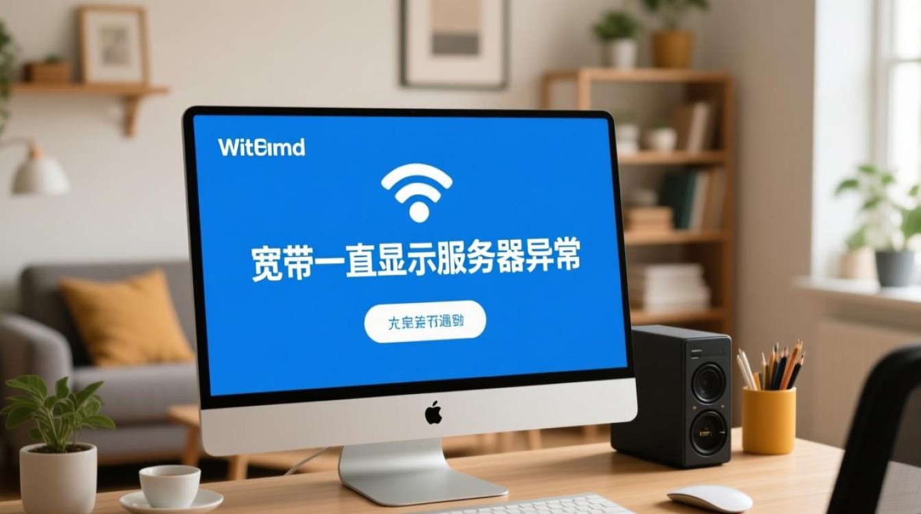 宽带一直显示服务器异常怎么办？