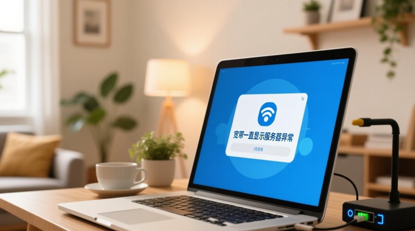 宽带一直显示服务器异常怎么办？