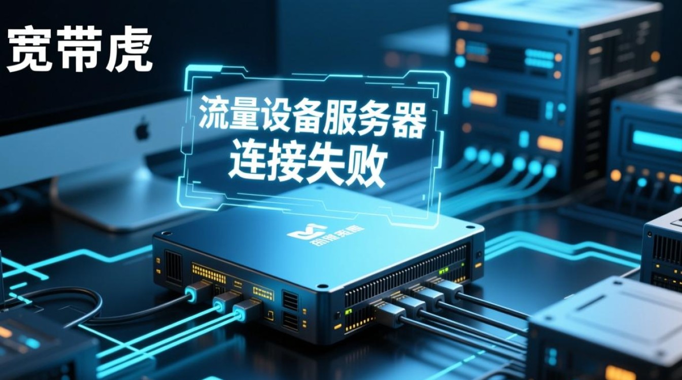 宽带跑流量时设备服务器连接失败怎么办？