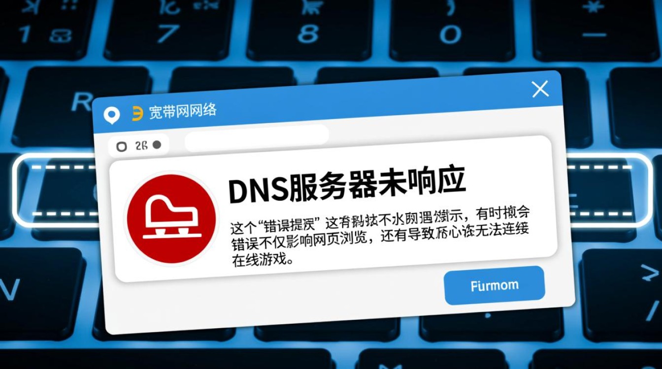 宽带错误显示DNS服务器未响应怎么办？