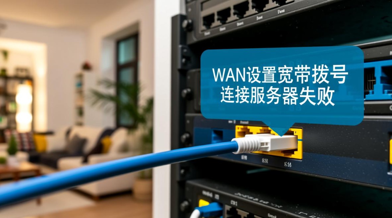 wan设置宽带拨号连接服务器失败怎么办？