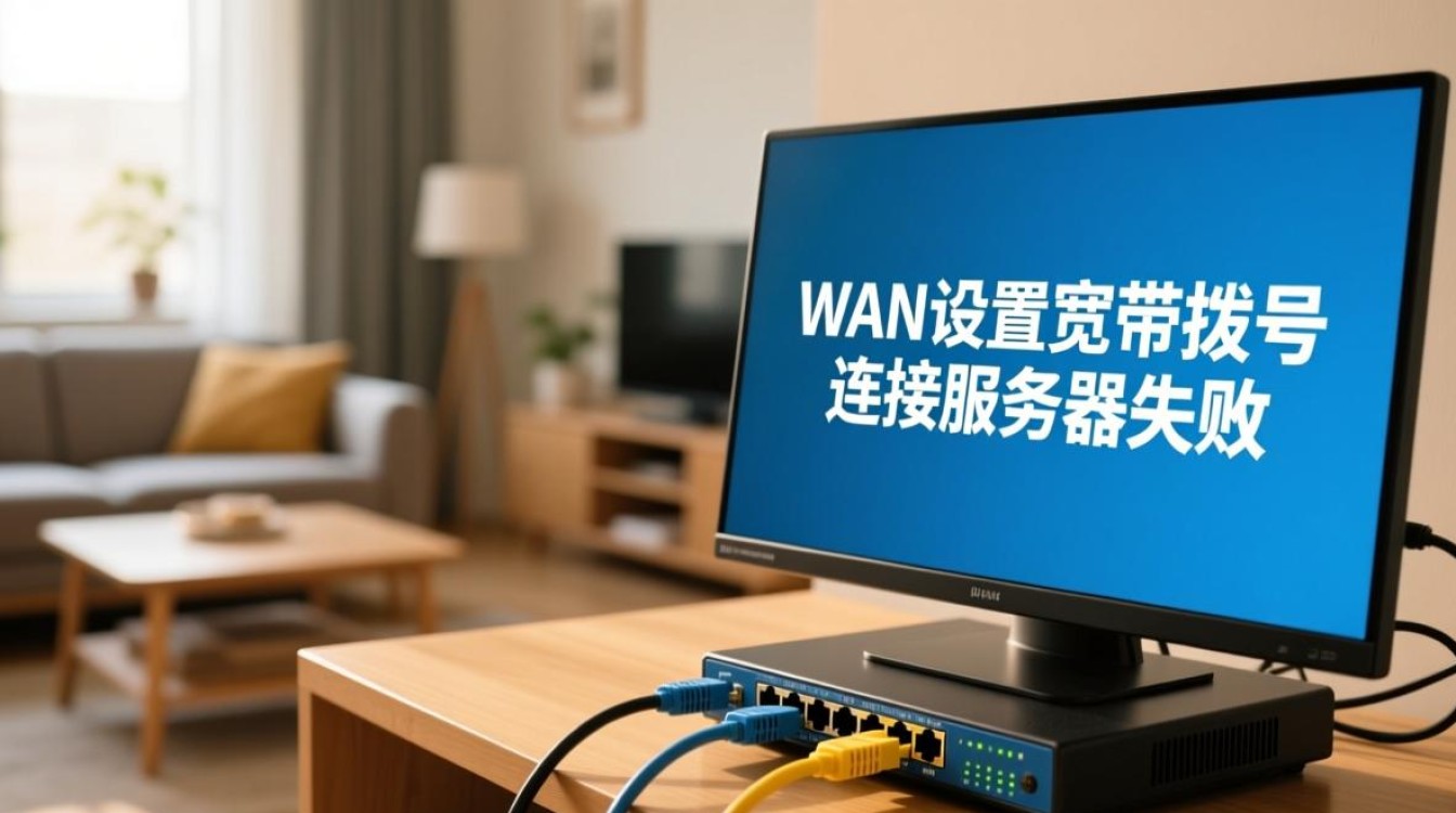 wan设置宽带拨号连接服务器失败怎么办？