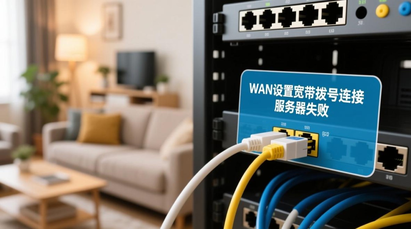 wan设置宽带拨号连接服务器失败怎么办？