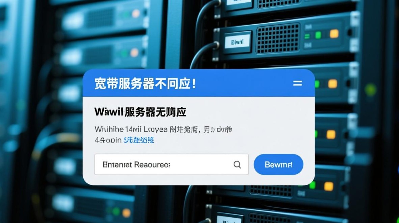 宽带服务器无响应怎么办？如何快速排查解决？