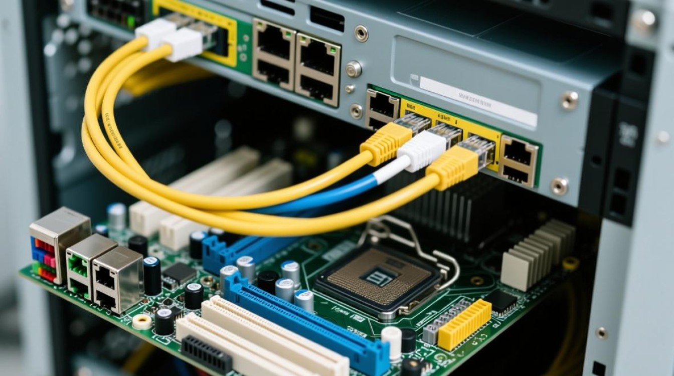 用服务器电脑主板装宽带线