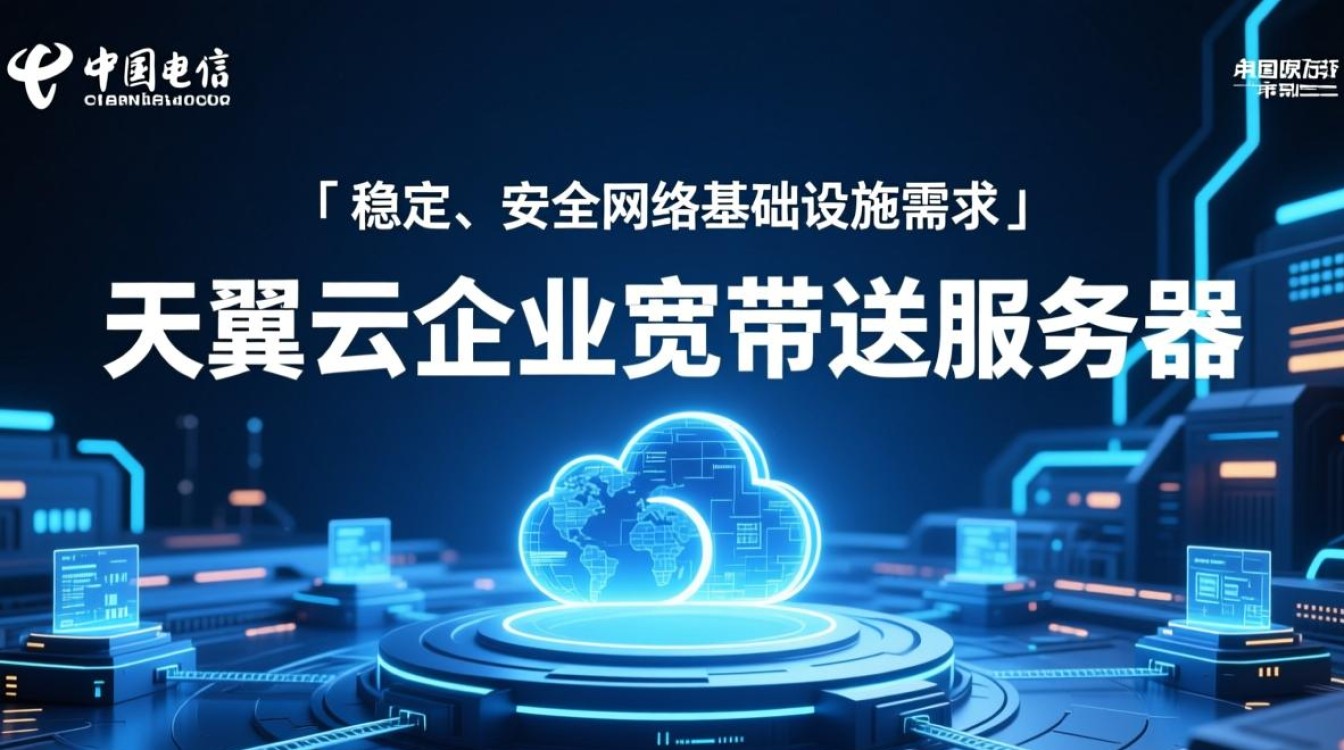 天翼云企业宽带送服务器，送的是哪种配置的服务器？