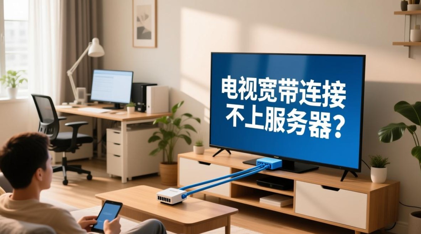 电视宽带连接不上服务器怎么办？