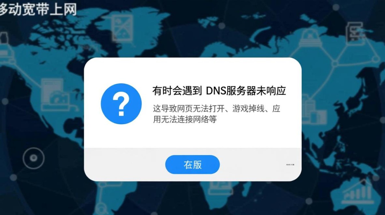 移动宽带dns服务器未响应怎么办？