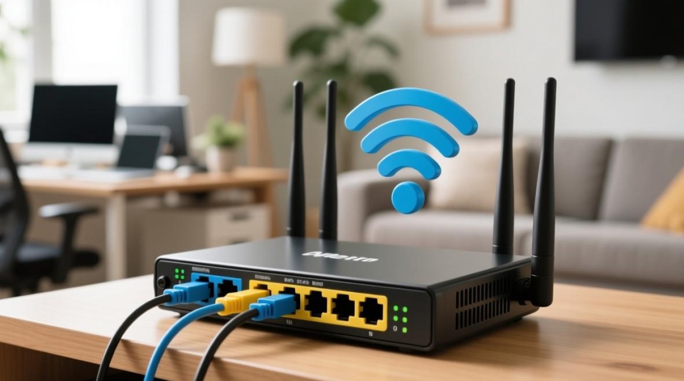 宽带路由服务器连接时，网线和设置步骤是怎样的？