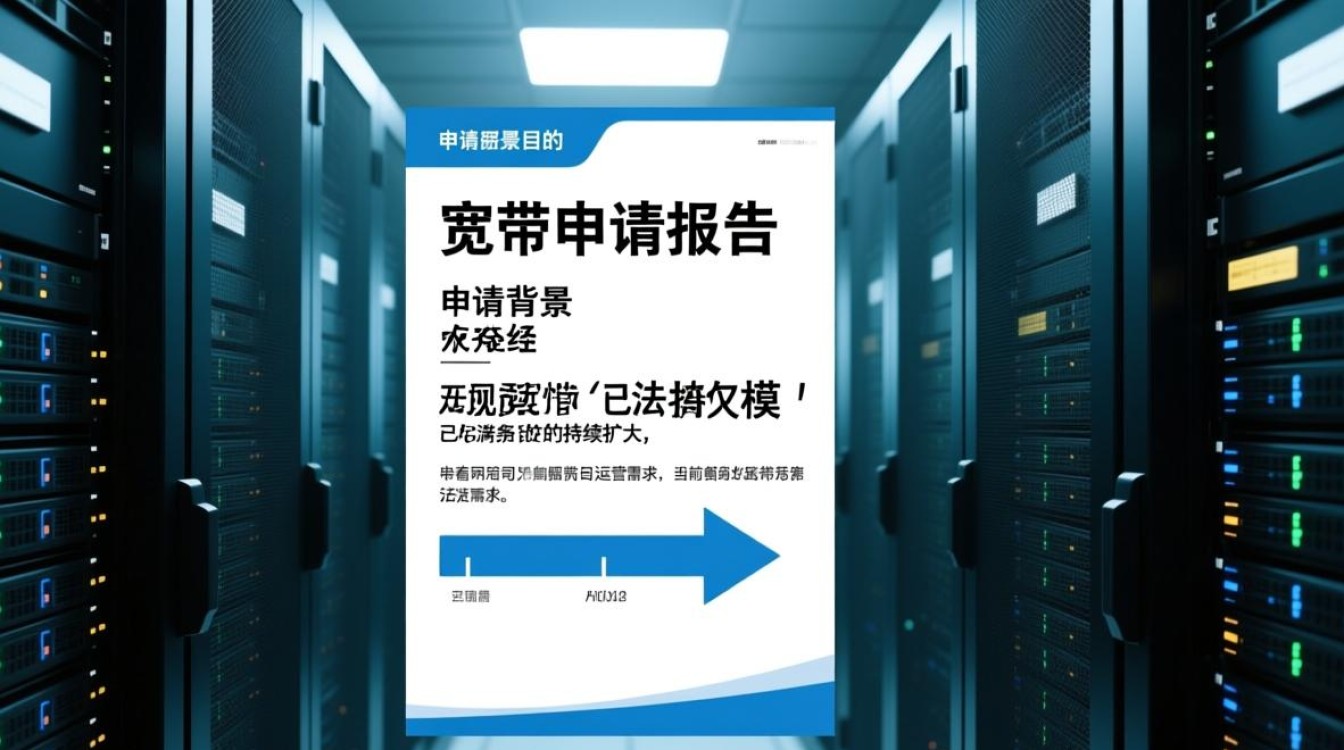 服务器宽带申请报告应包含哪些核心内容？