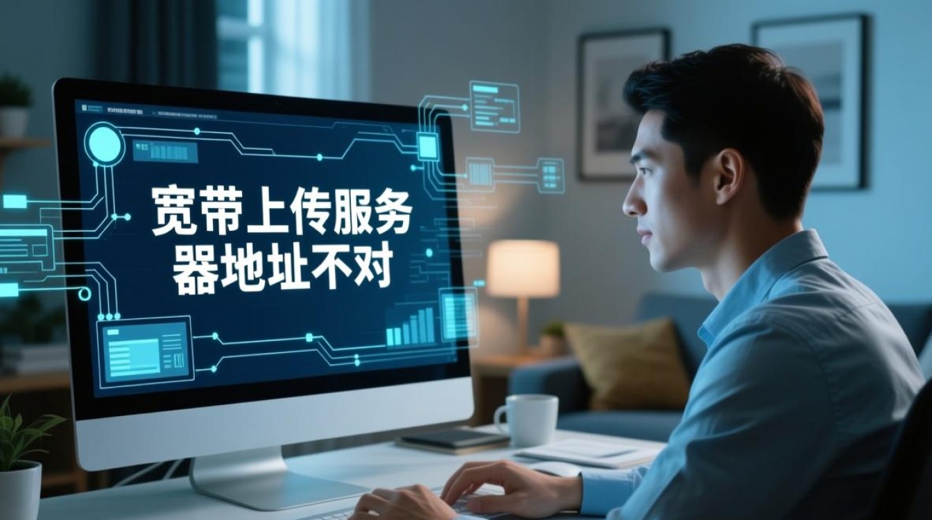 宽带上传服务器地址错误怎么办？