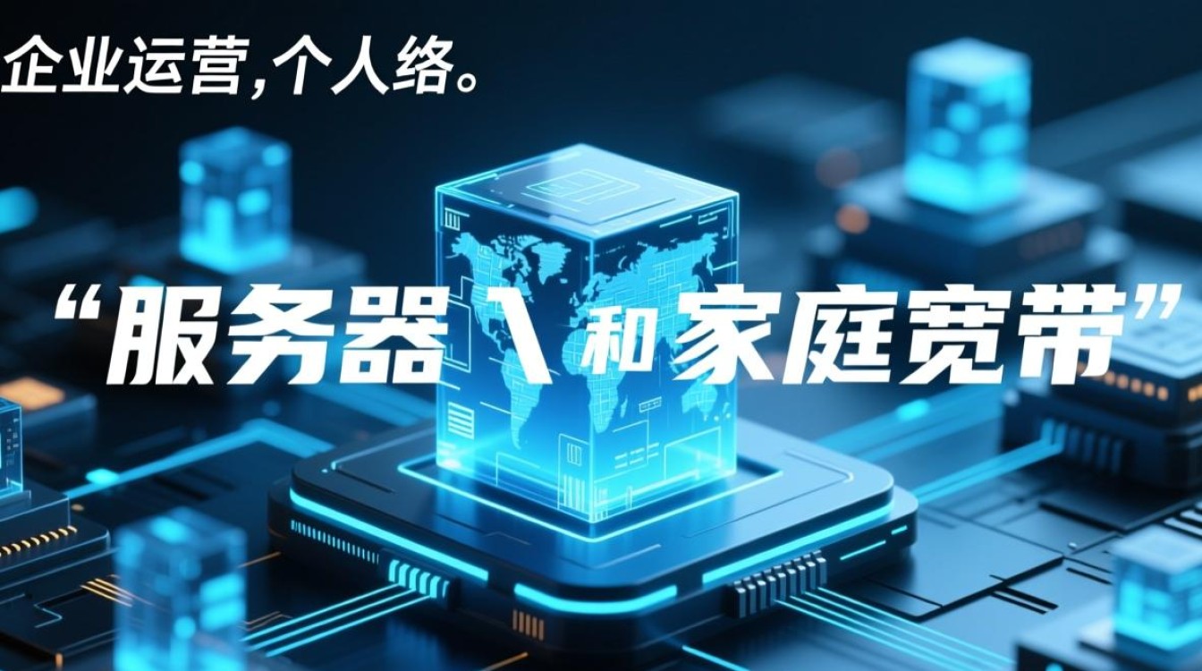 家庭宽带能当服务器用吗？和服务器宽带有啥区别？