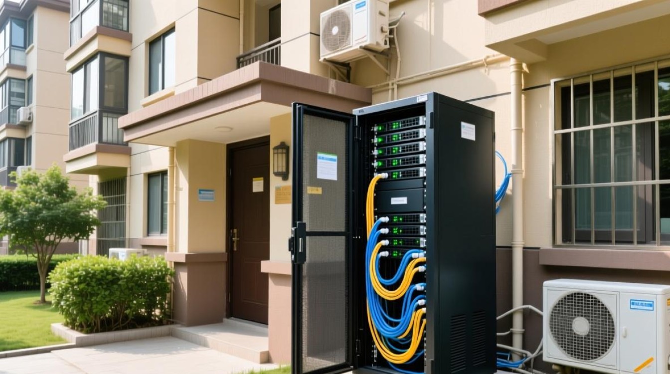 小区宽带服务器一般安装在什么位置？