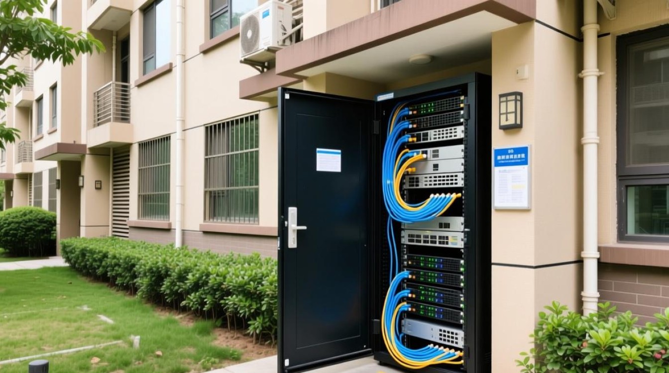 小区宽带服务器一般安装在什么位置？