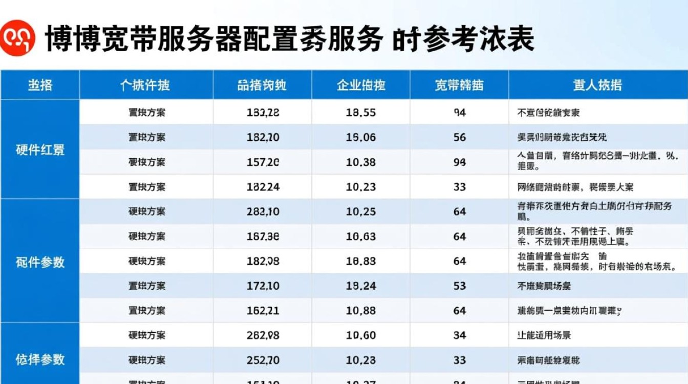 鹏博宽带服务器配置表具体参数有哪些? 鹏博宽带服务器配置表具体参数有哪些?