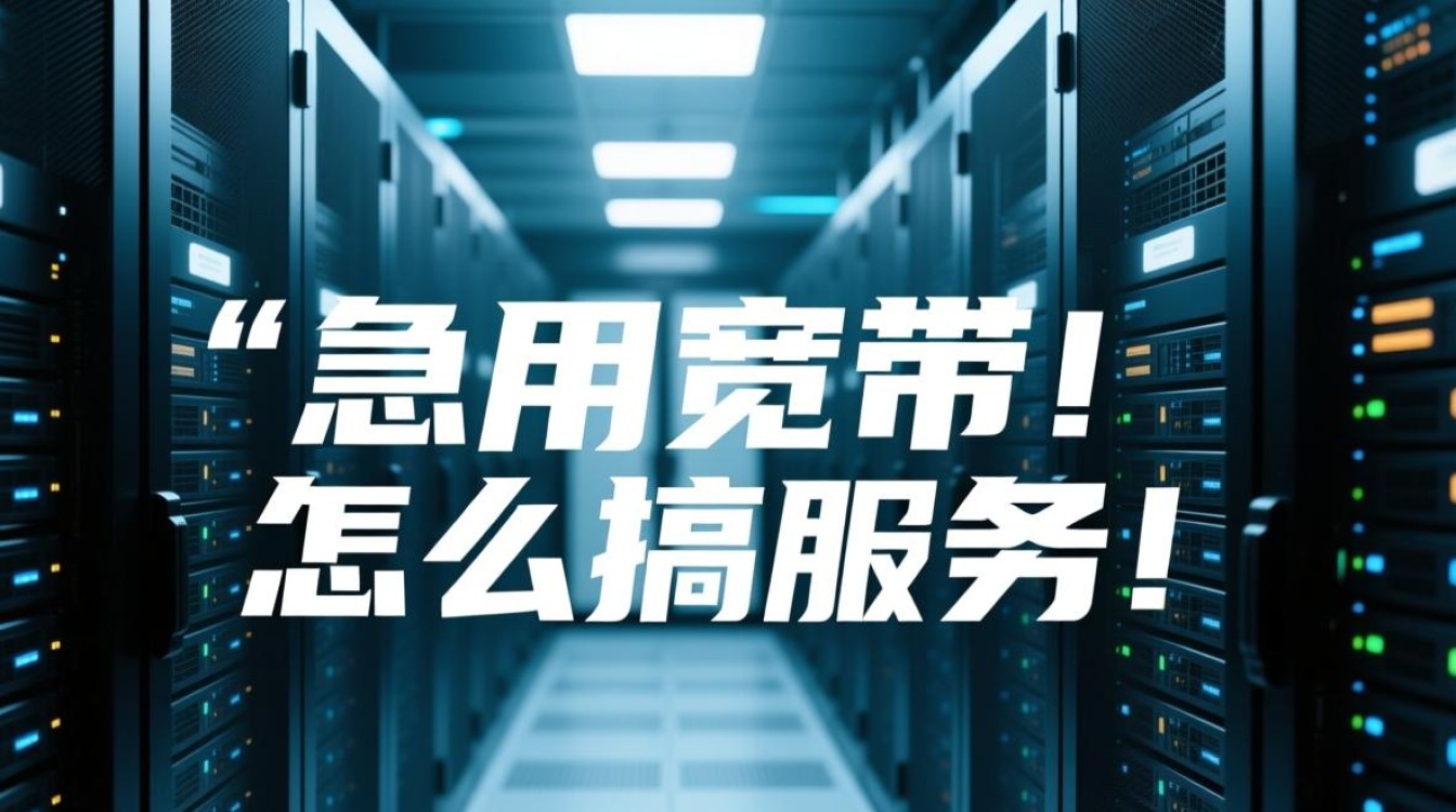 急用宽带怎么搞服务器？临时宽带配服务器要注意啥？