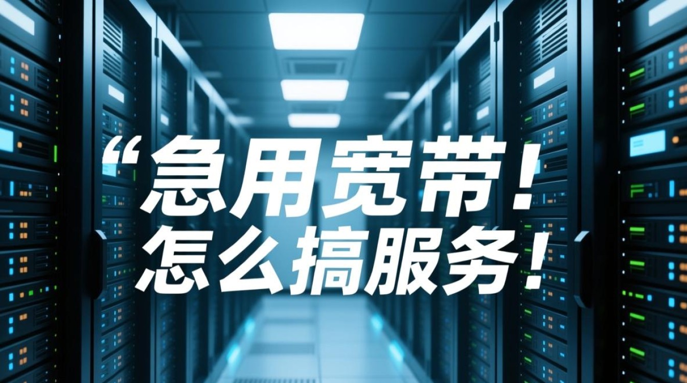 急用宽带怎么搞服务器？临时宽带配服务器要注意啥？