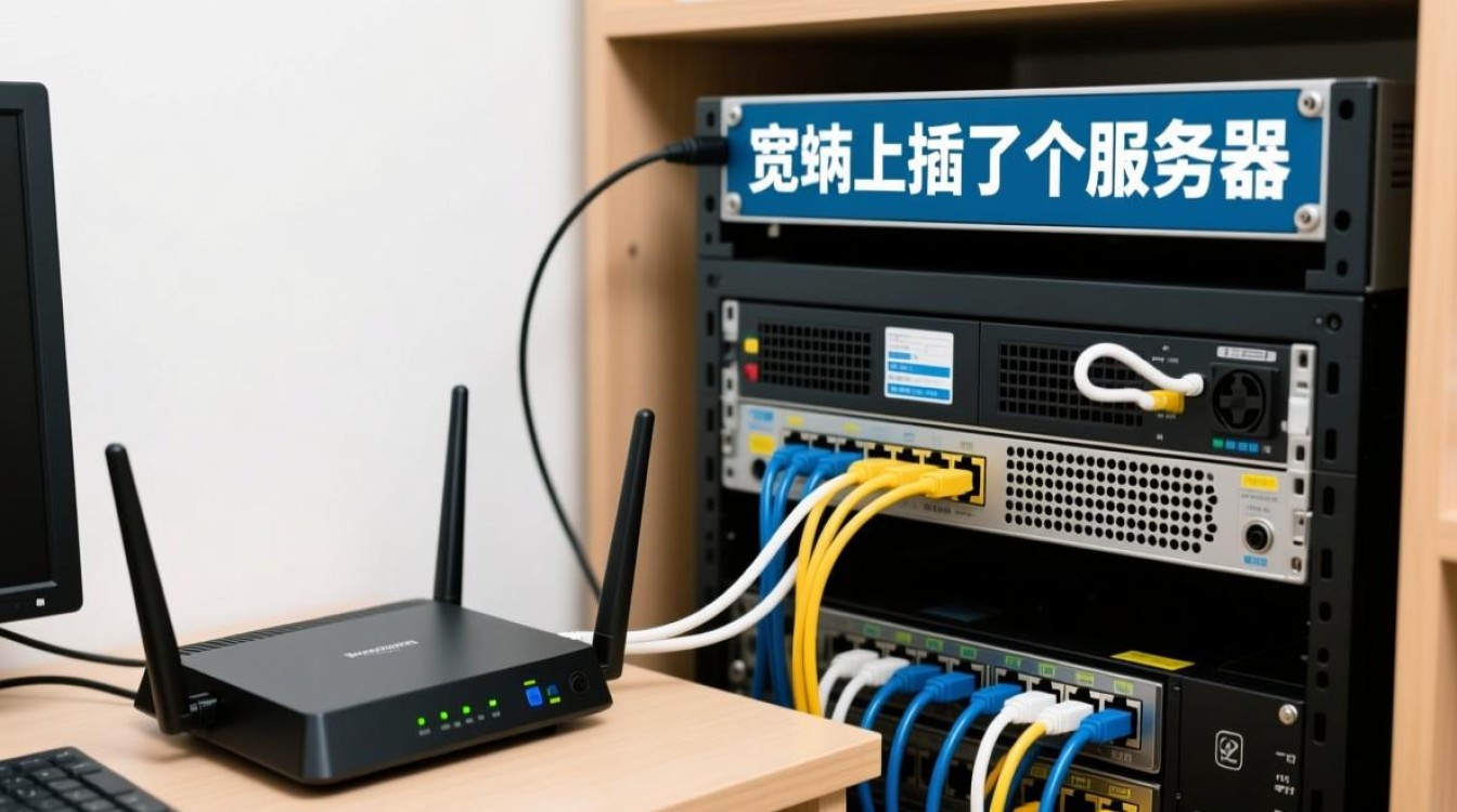 宽带上插了个服务器