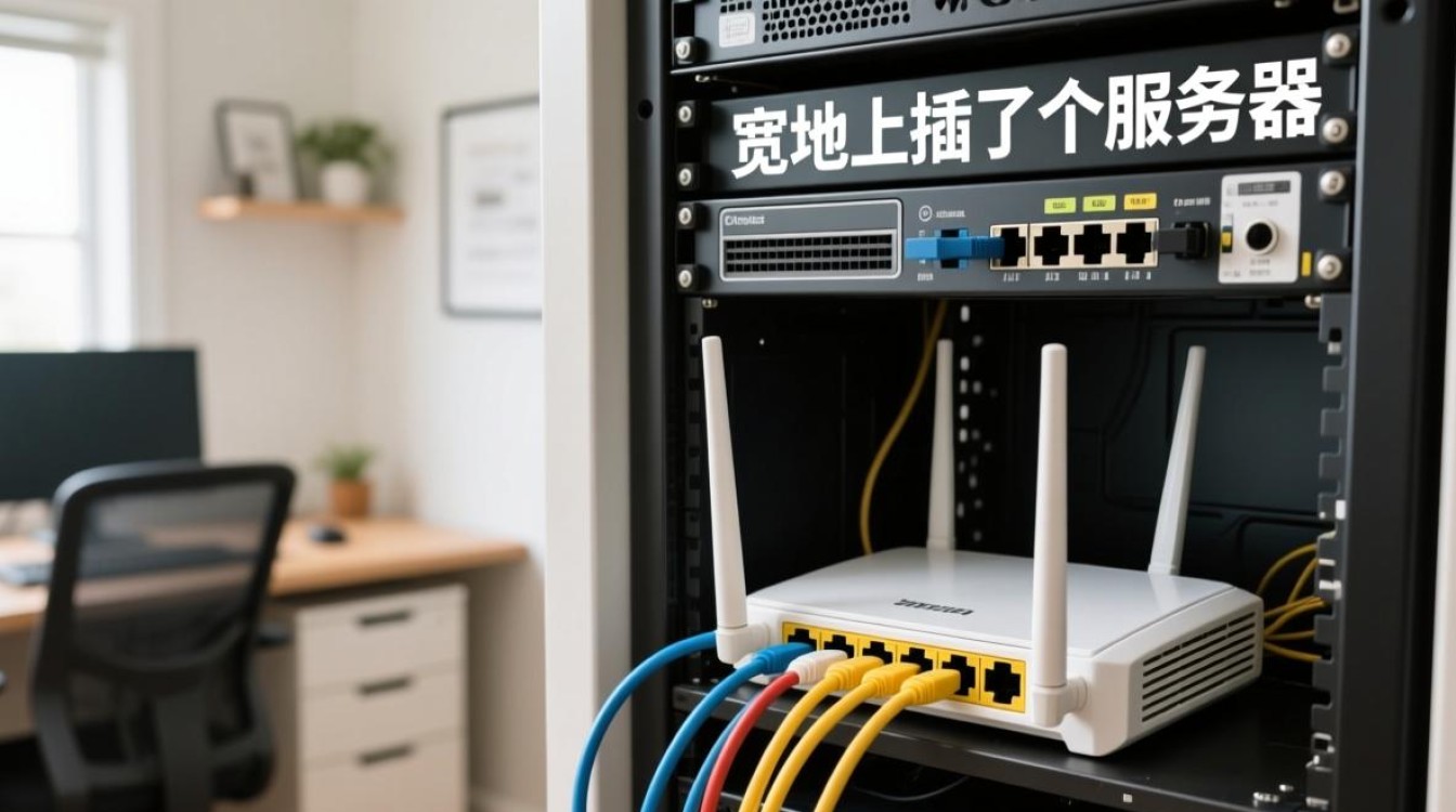 宽带上插了个服务器