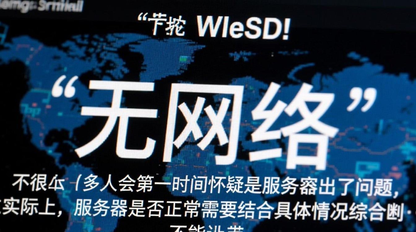 宽带没网但服务器正常，是哪里出问题了？