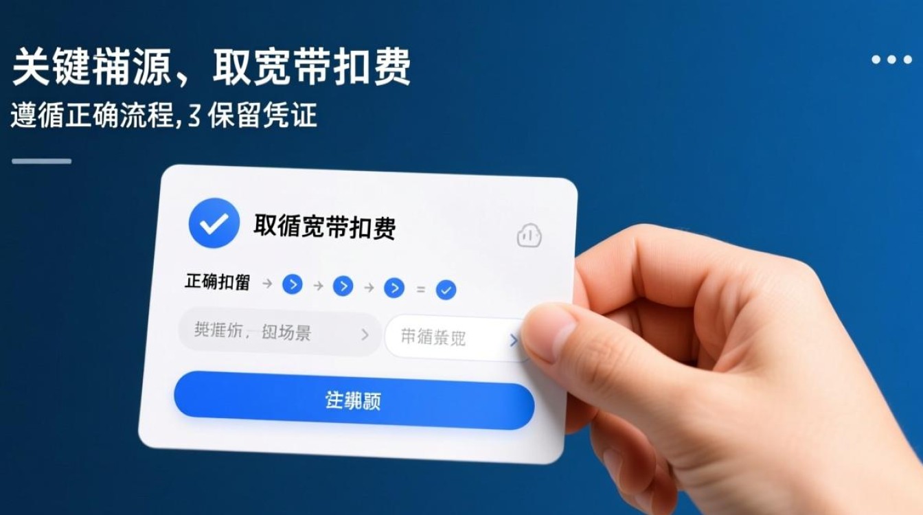 如何取消宽带扣费服务器？详细步骤是什么？
