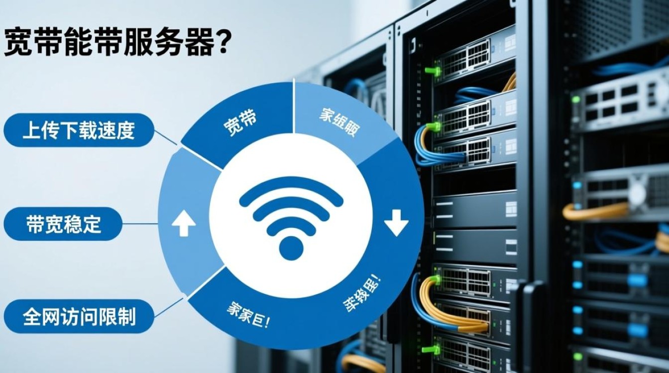 家用宽带能带动服务器吗