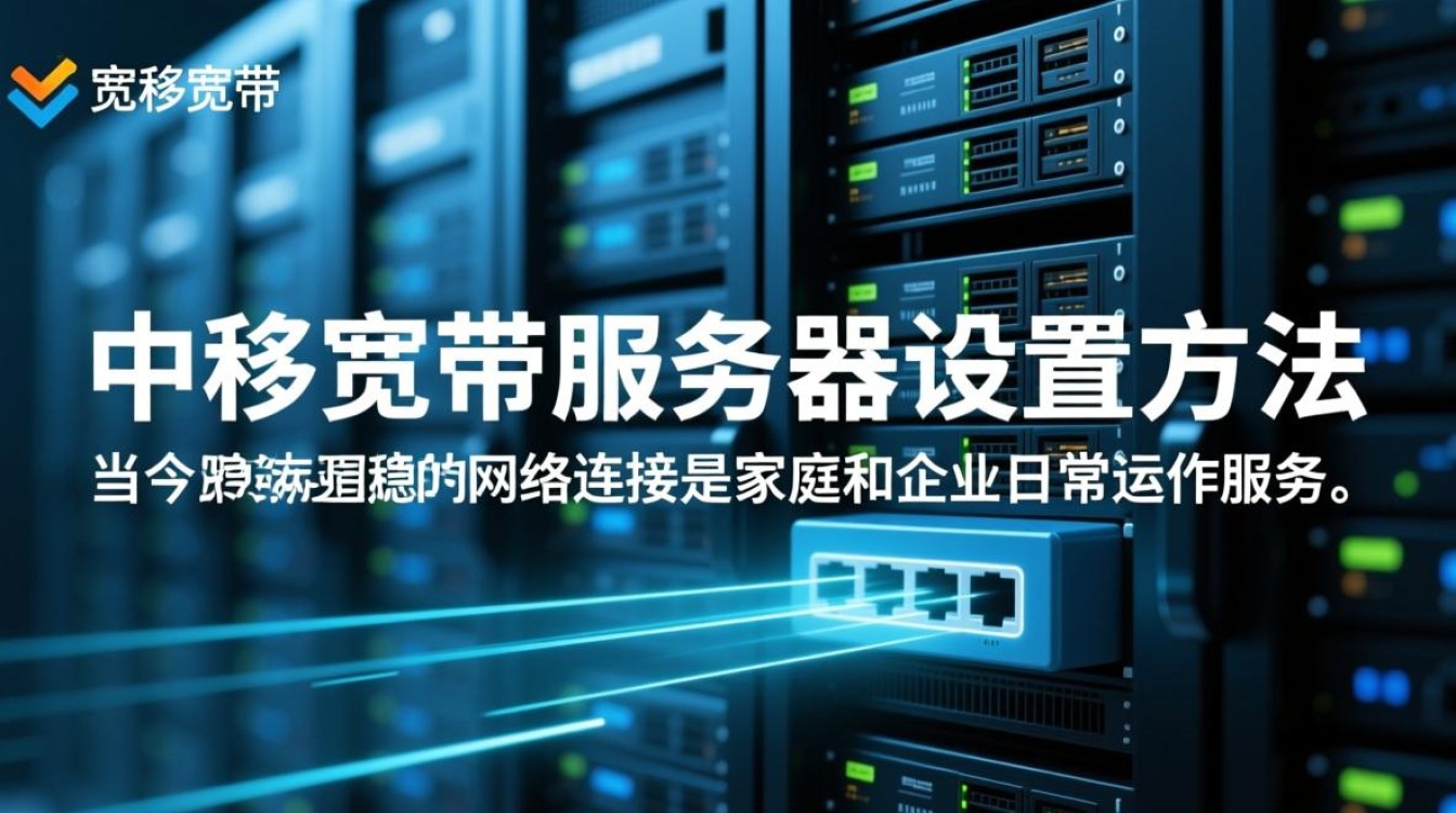 中移宽带服务器设置方法新手怎么操作步骤详细？