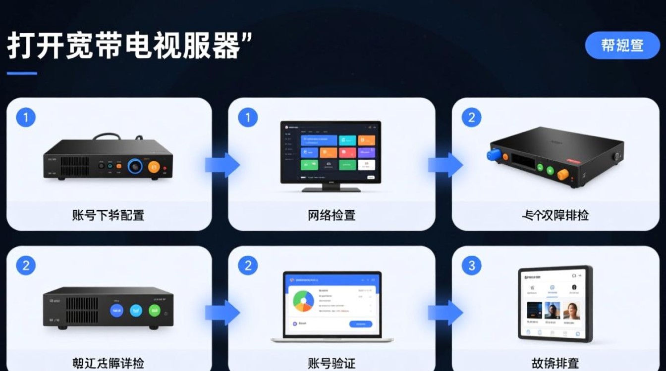 如何打开宽带电视服务器？详细步骤与常见问题解答