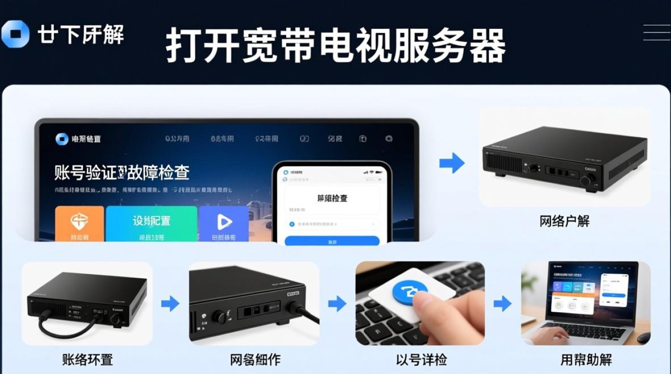如何打开宽带电视服务器？详细步骤与常见问题解答