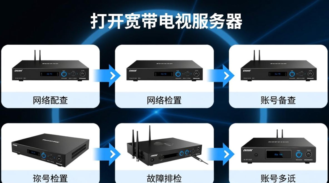 如何打开宽带电视服务器？详细步骤与常见问题解答