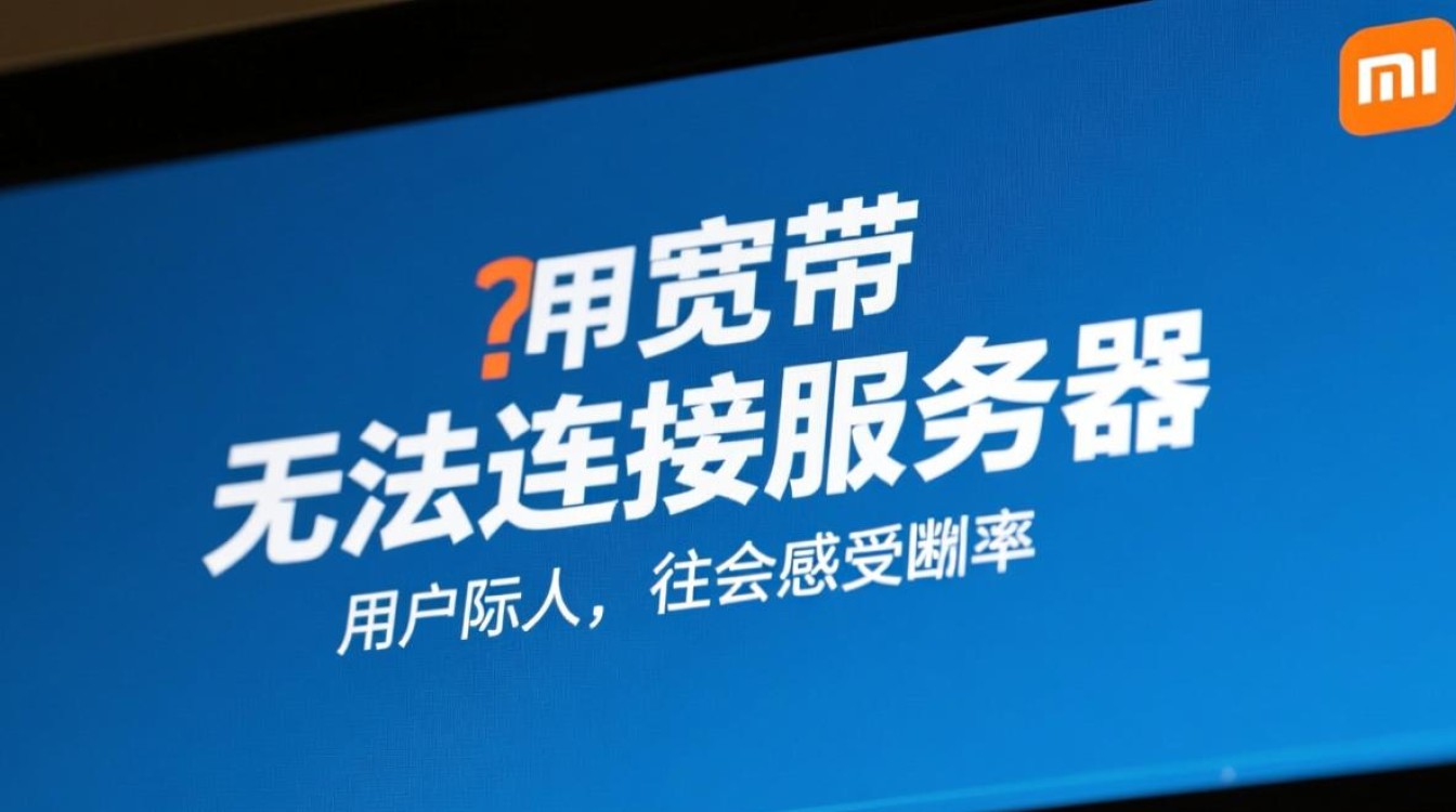 小米宽带显示无法连接服务器怎么办？