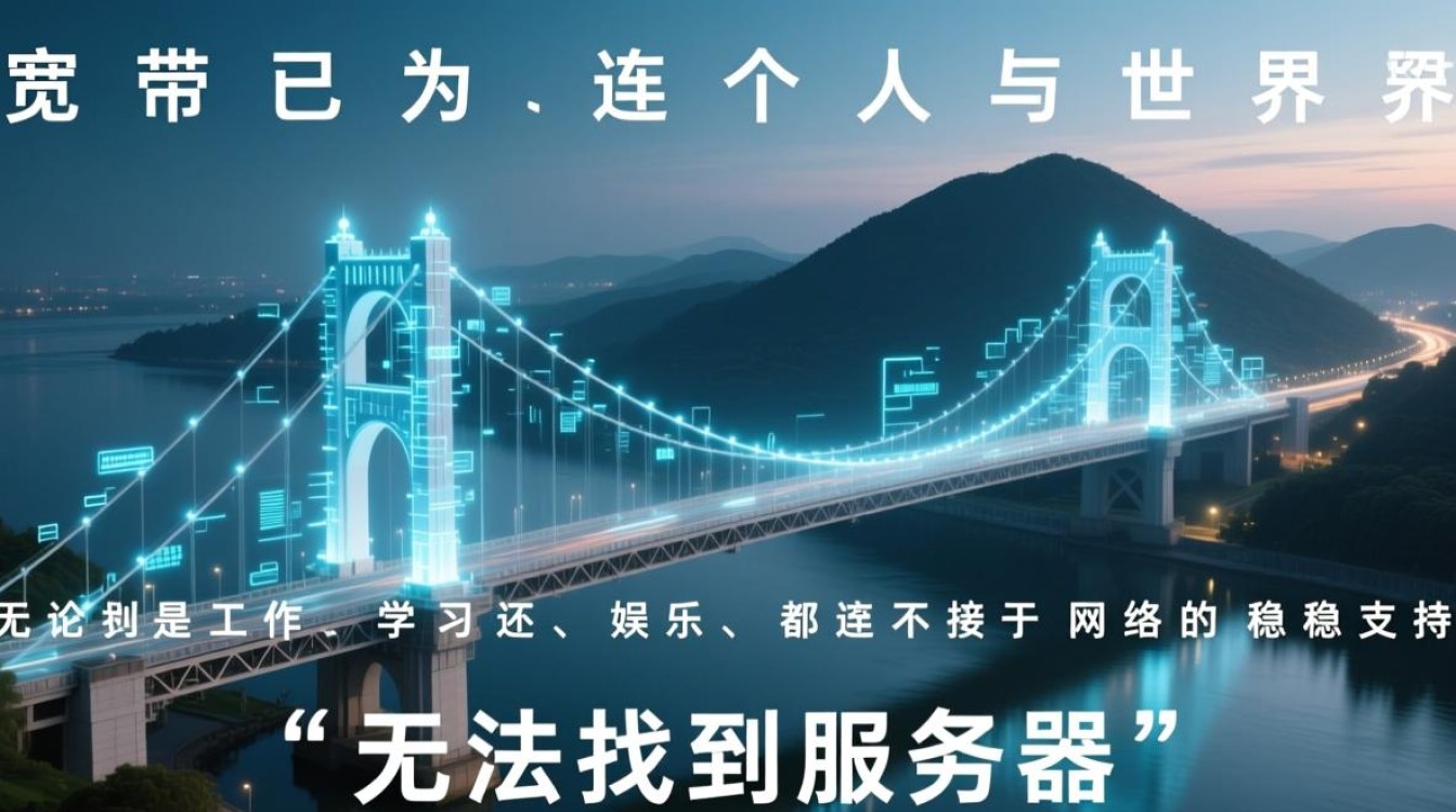 宽带我世界未找到服务器怎么办？