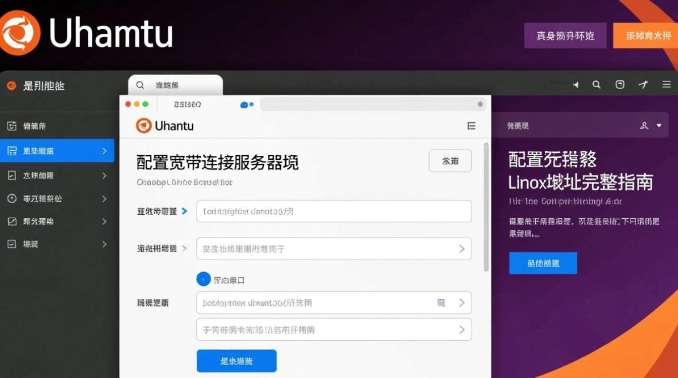ubuntu 命令 宽带连接服务器地址