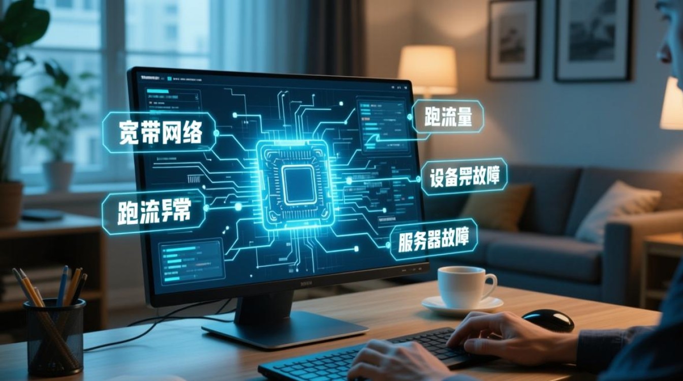 宽带跑流量设备服务器异常