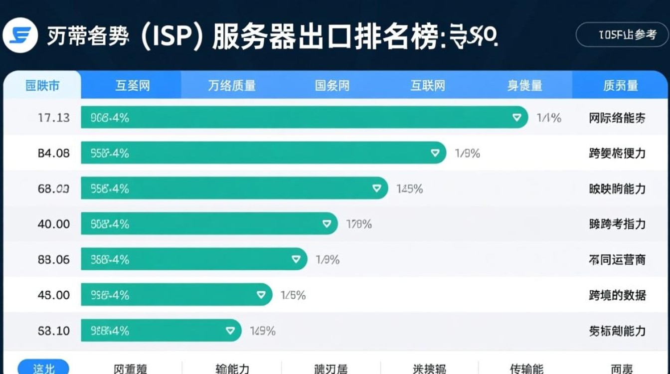 宽带服务器出口排名榜