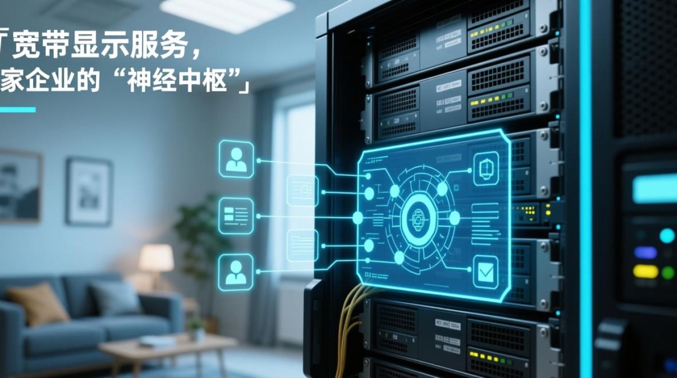 宽带显示服务器开小差