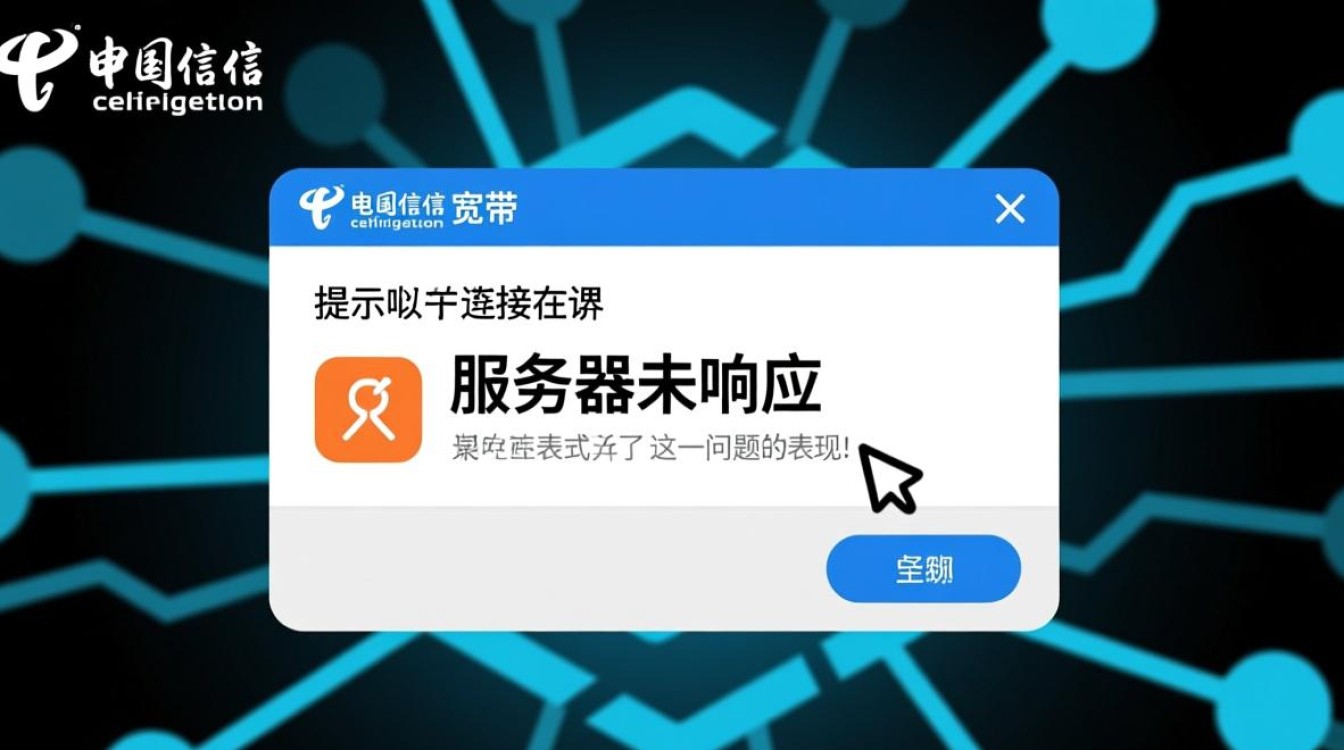 电信宽带服务器未响应