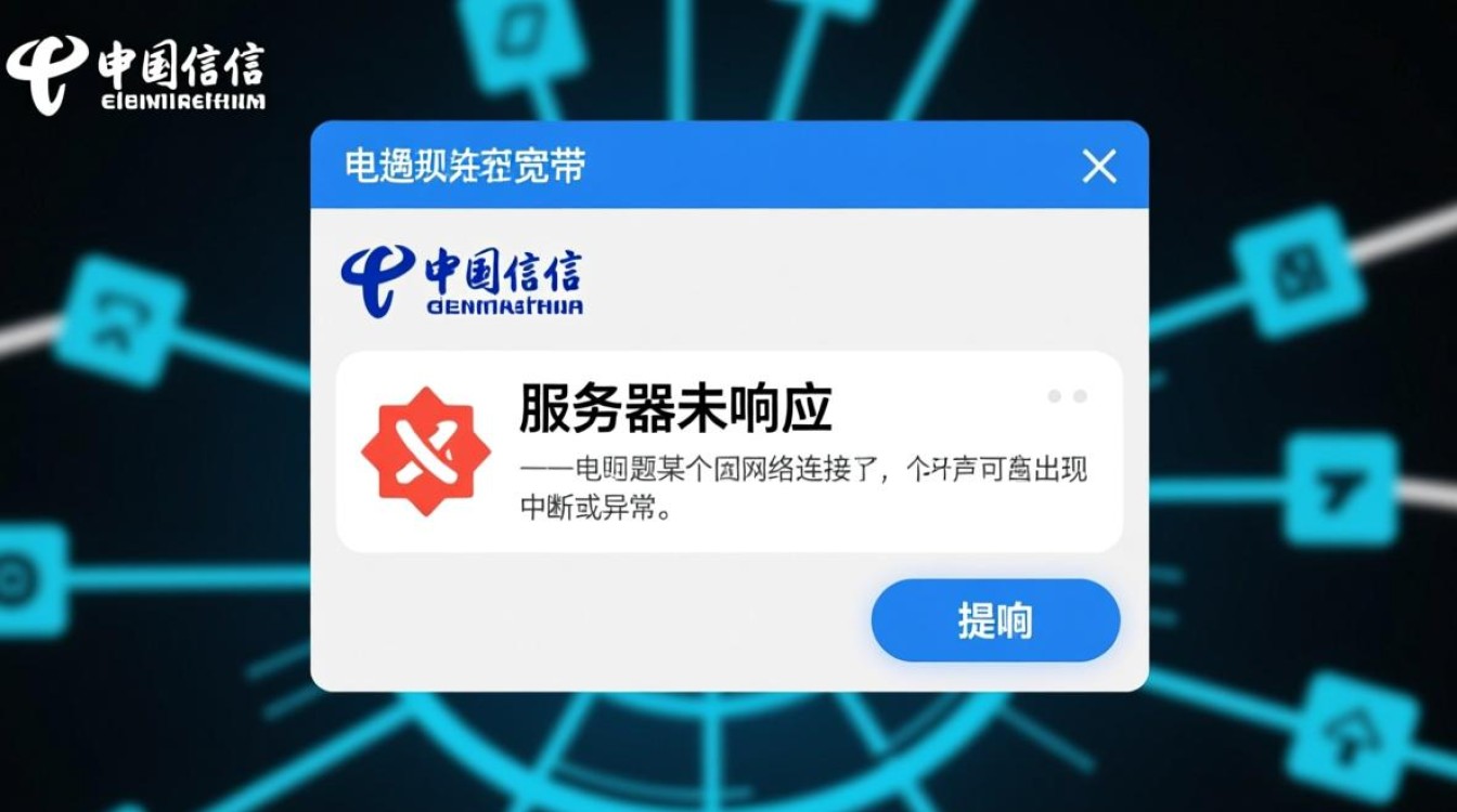 电信宽带服务器未响应