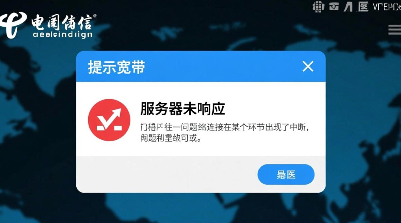 电信宽带服务器未响应