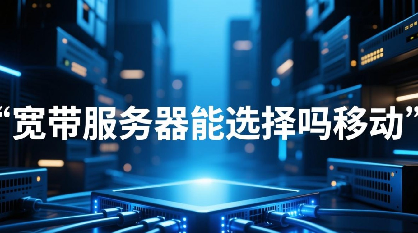 宽带服务器能选择吗移动