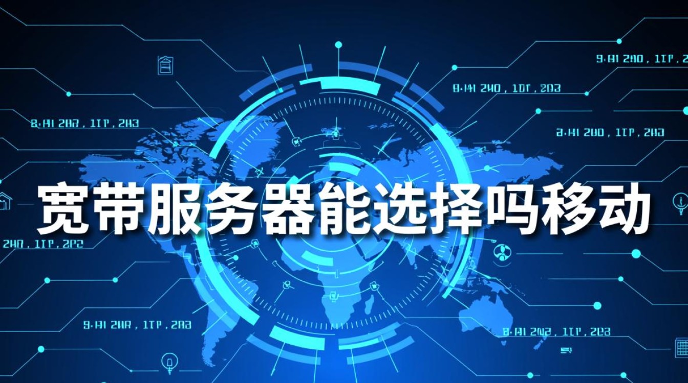 宽带服务器能选择吗移动