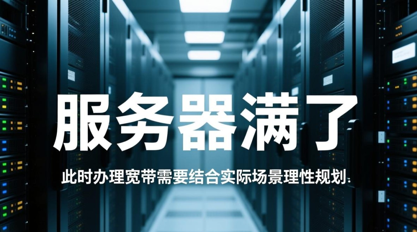 服务器满了怎么办理宽带