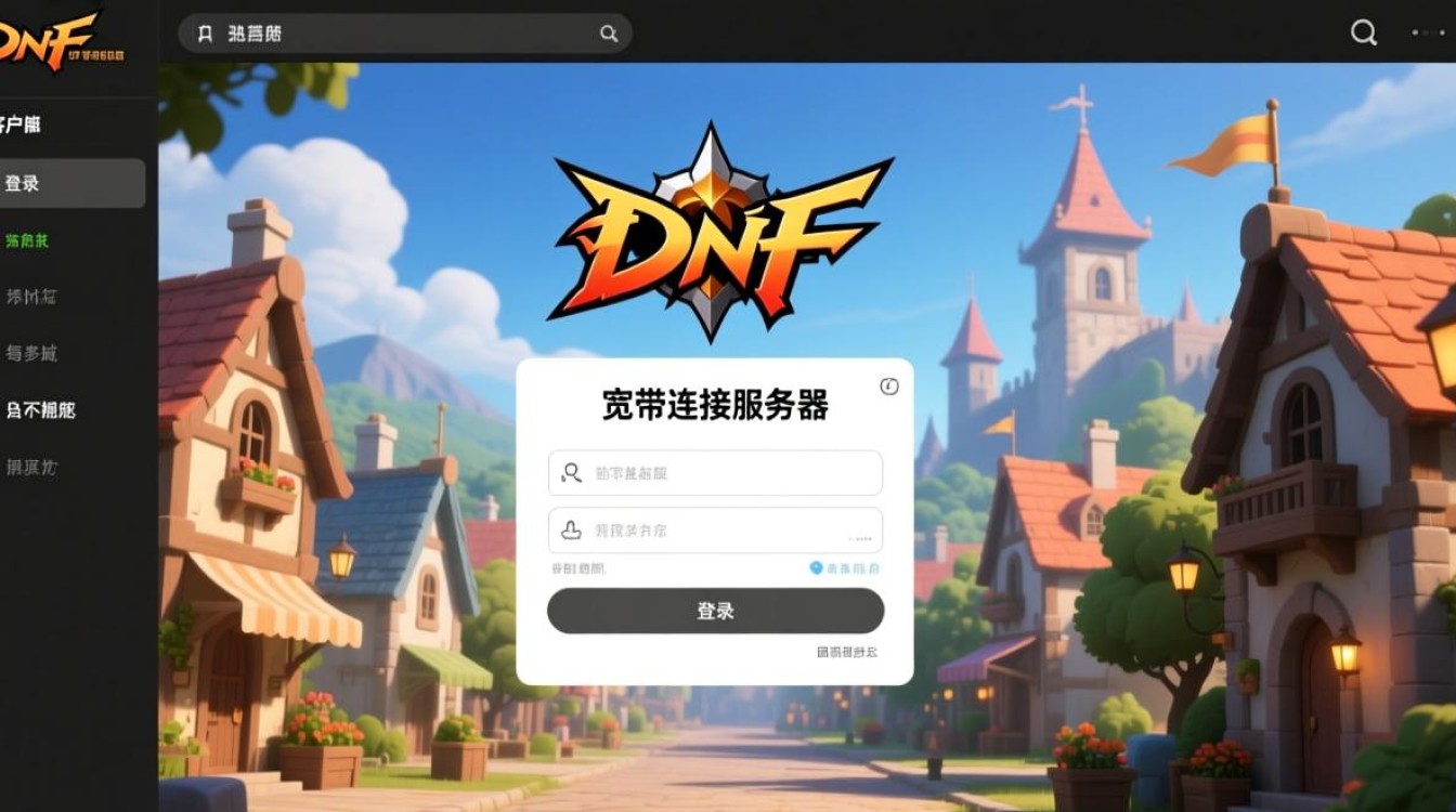 登录dnf到宽带连接服务器怎么办？