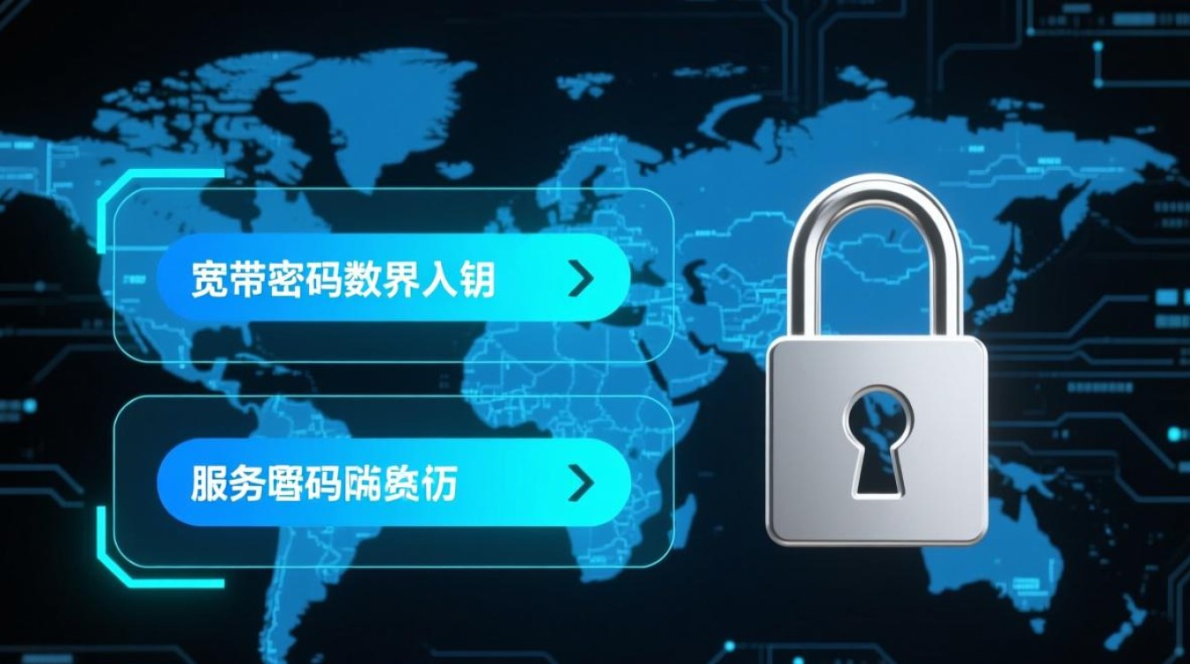 宽带密码和服务器密码是同一个吗？如何区分管理？