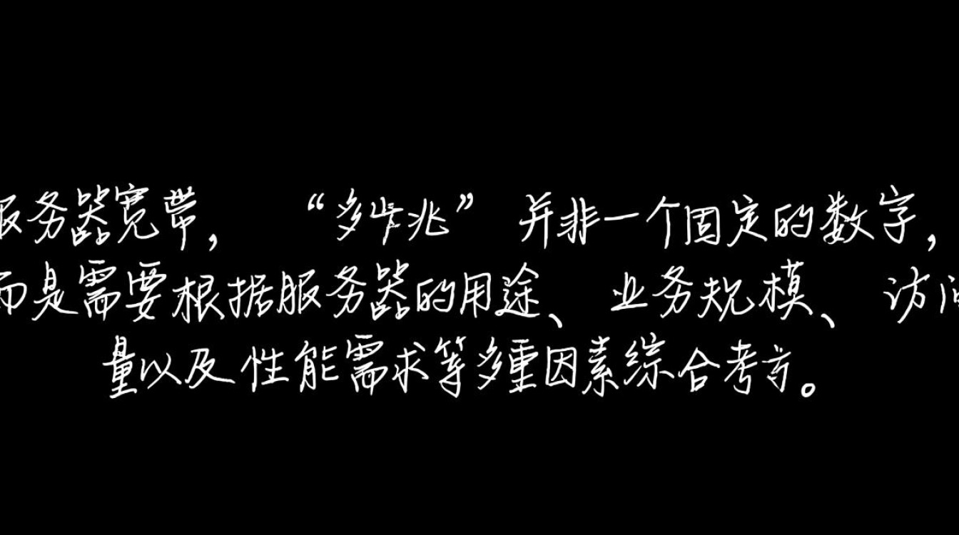 服务器要用多少兆的宽带